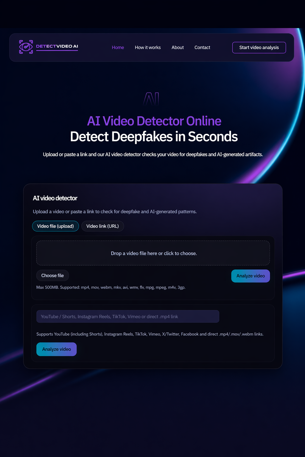 How AI video detection works before